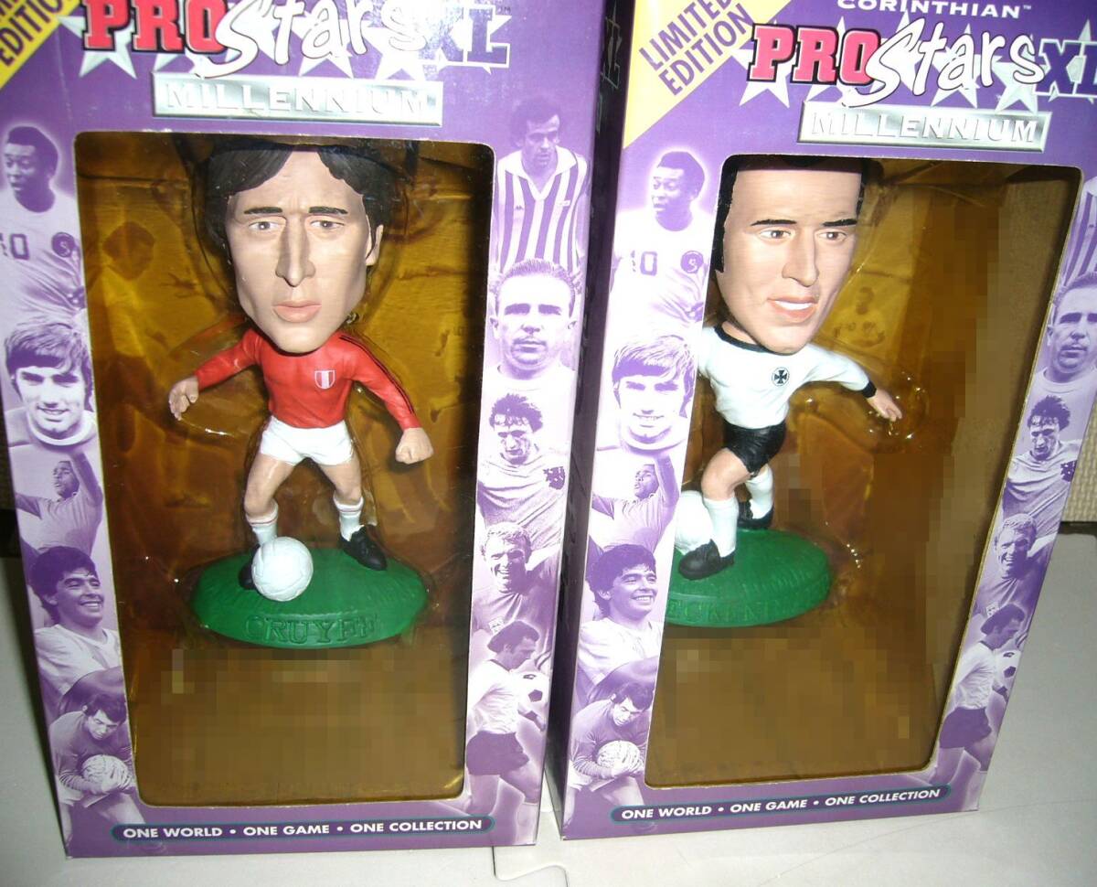 CORINTHIAN PROSTARS XL ベッケンバウアー＆クライフ 2体セット /コリンシアン サッカーフィギュア_画像2