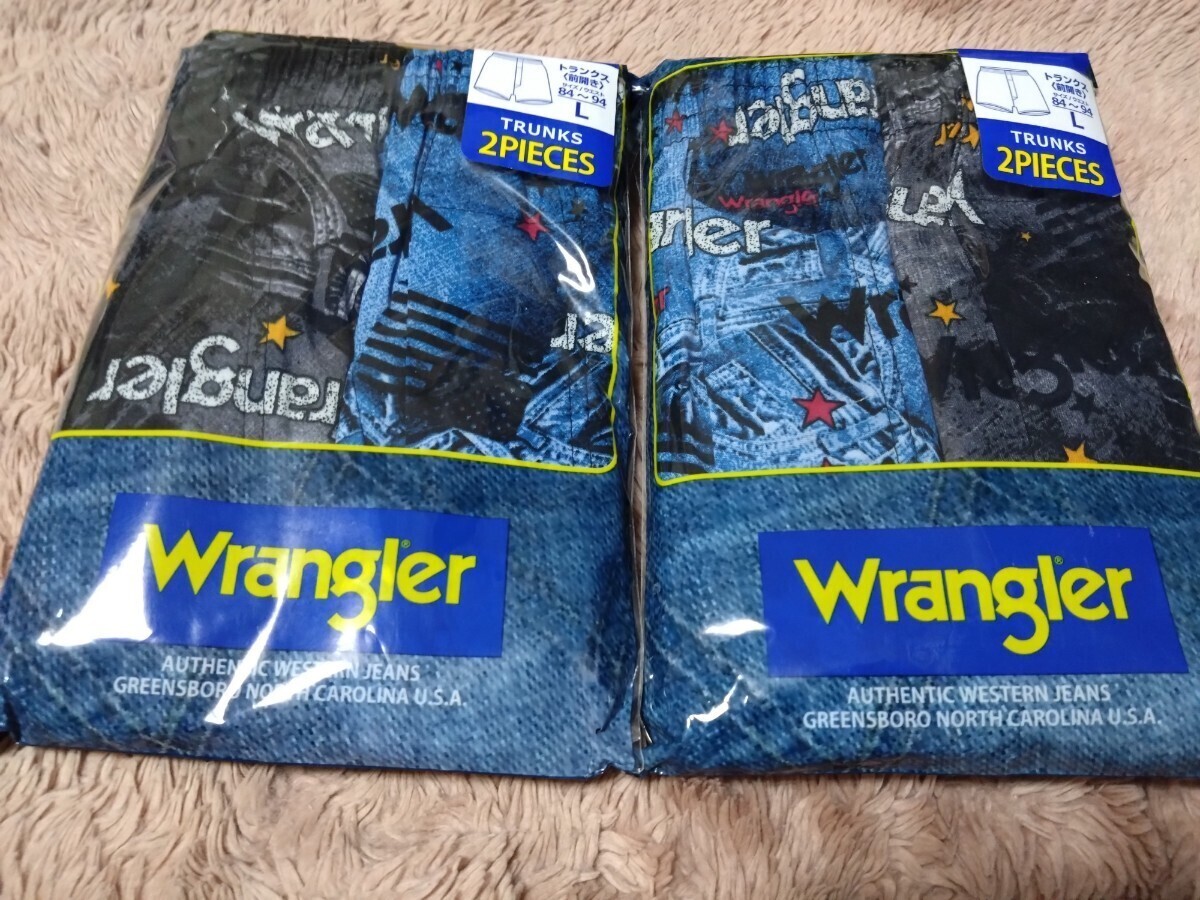 ②Wrangler★トランクス Ｌサイズ★２枚組を２セットで合計４枚_画像2