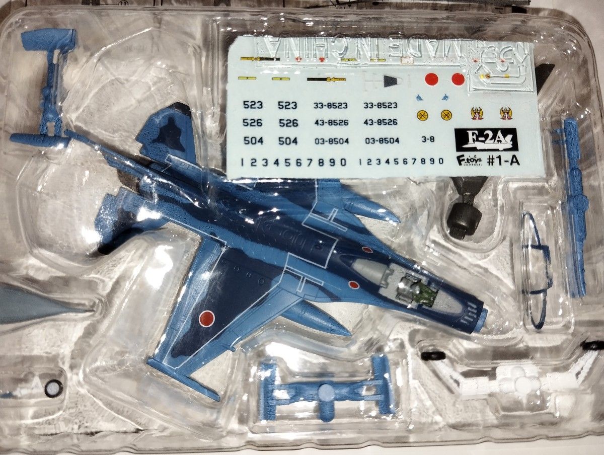 日本の翼　F-2A F-toys エフトイズ 航空自衛隊 日本の翼コレクション F-2A 第8航空団 第6飛行隊 福岡県 築城基地