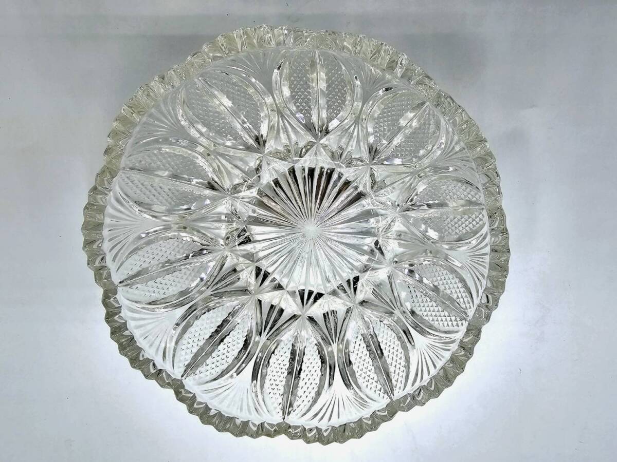 #14067 保谷硝子 HOYA GLASS ニュークラシカル 中盛鉢 ガラスの器 ガラス食器 CORDIAL GLASS COLLECTION FB6660の画像5