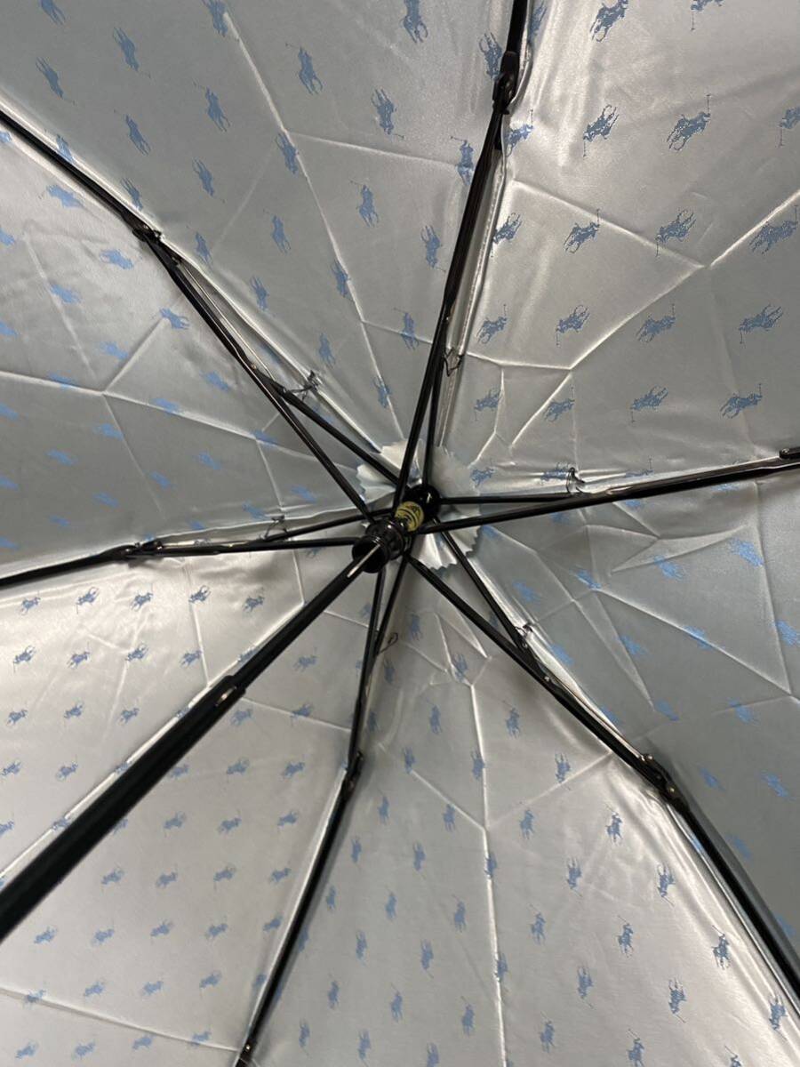 ラルフローレン Ralph Lauren傘 折りたたみ傘 雨傘 折り畳み傘 ブルー