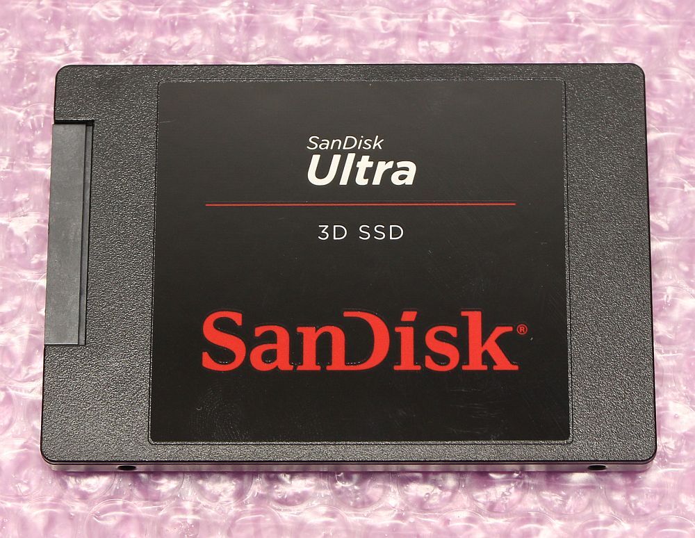 SanDisk Ultra 3D SSD 2.5インチ SDSSDH3-250G 250GB SATA 6Gb/s 7mm 使用時間わずかの画像3