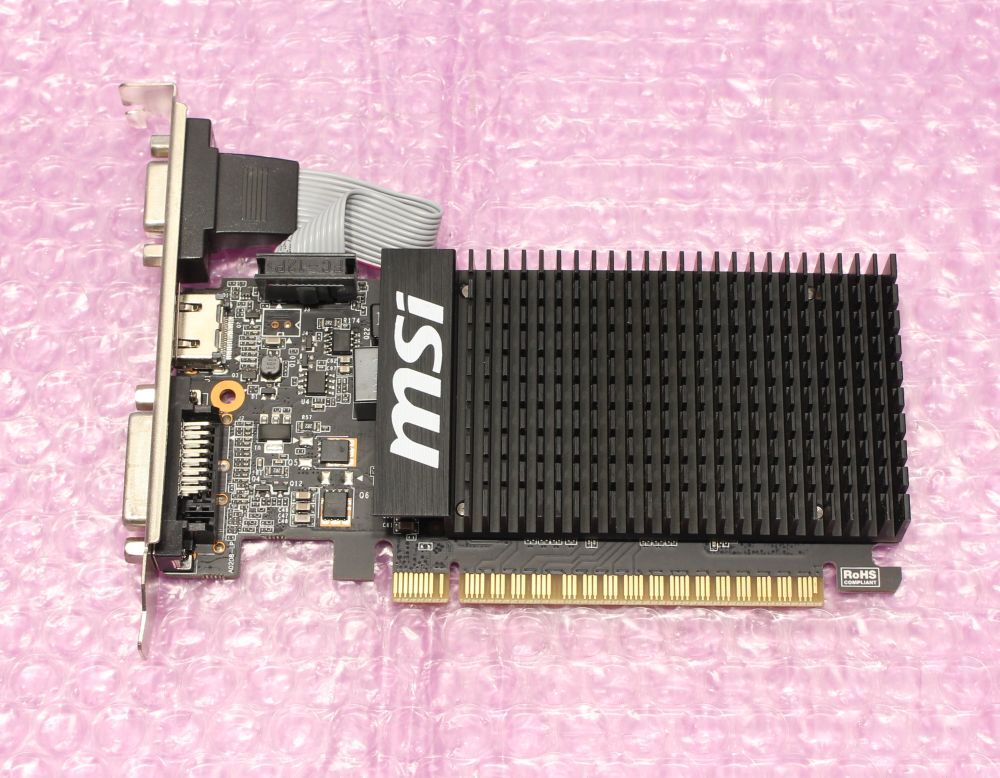 MSI GT 710 1GD3H LP ファンレス / GeForce GT710 1GB DDR3 DVI/HDMI/D-sub _画像4