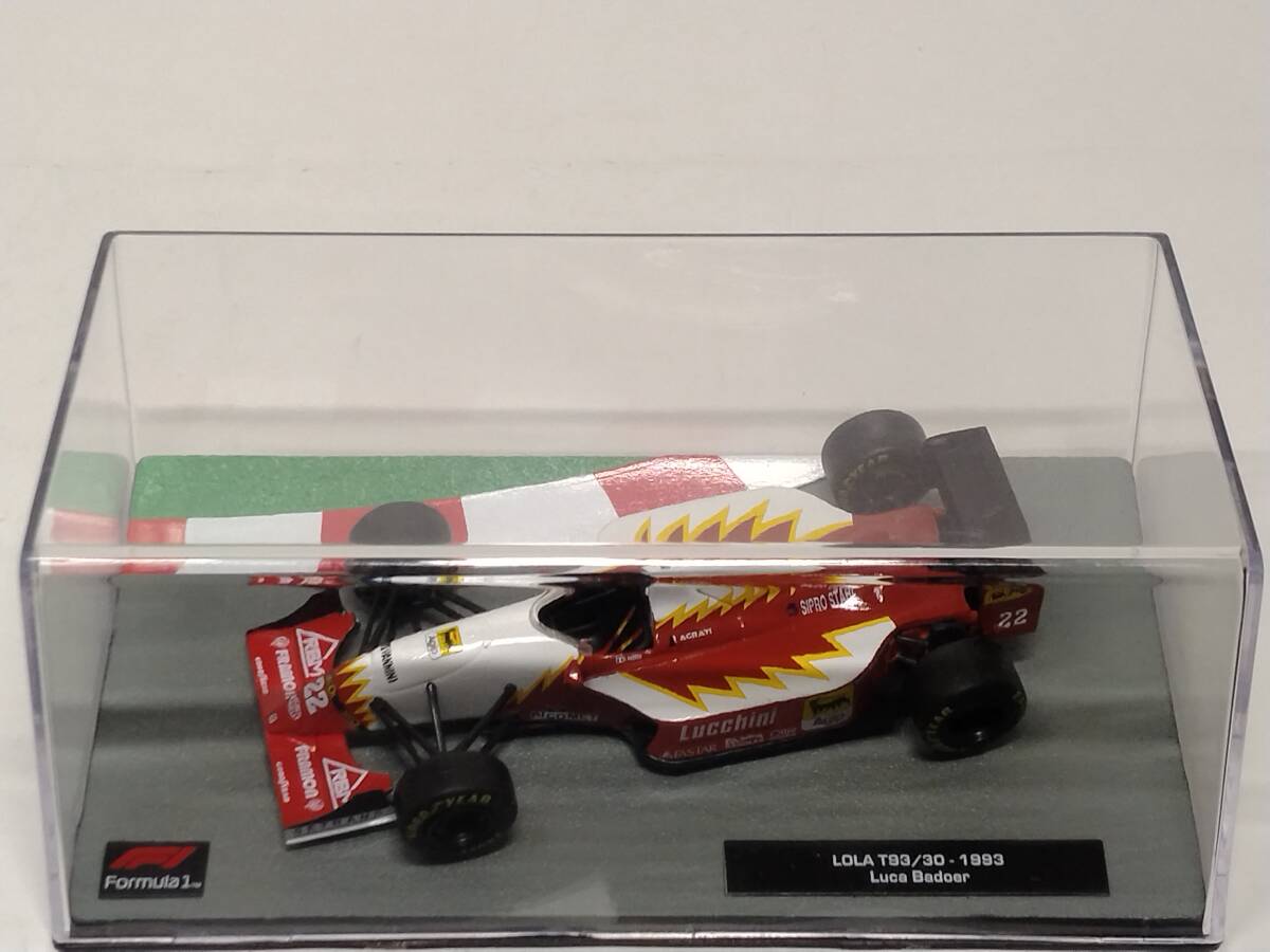 ○133 DeA デアゴスティー二書店販売 隔週刊F1マシンコレクション1/43 No.133 ローラT9330 LOLA T9330 LucaBadoer〈ルカ・バドエル〉1993 の画像5