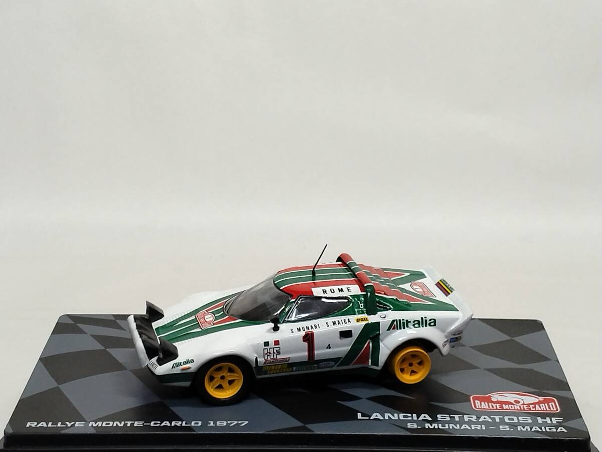 1/43 ラリー モンテカルロ 1977 ランチア・ストラトスHF RALLYE MONTE-CARLO 1977 Lancia Stratos HF S.MUNARI-S.MAIGAの画像4