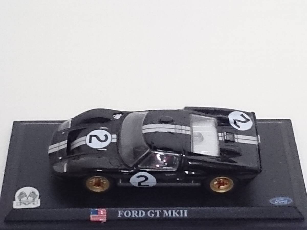 ○02 週刊デル・プラド コレクション 世界のレーシングカー No.2 フォード GT MKⅡ FORD GT MKⅡマガジン トレーディングカード付_画像7