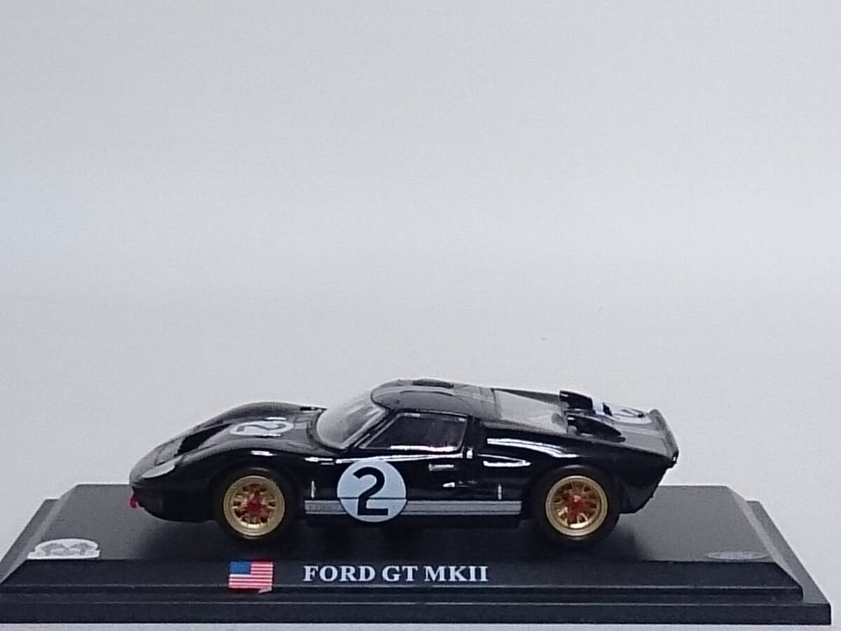 ○02 週刊デル・プラド コレクション 世界のレーシングカー No.2 フォード GT MKⅡ FORD GT MKⅡマガジン トレーディングカード付_画像8