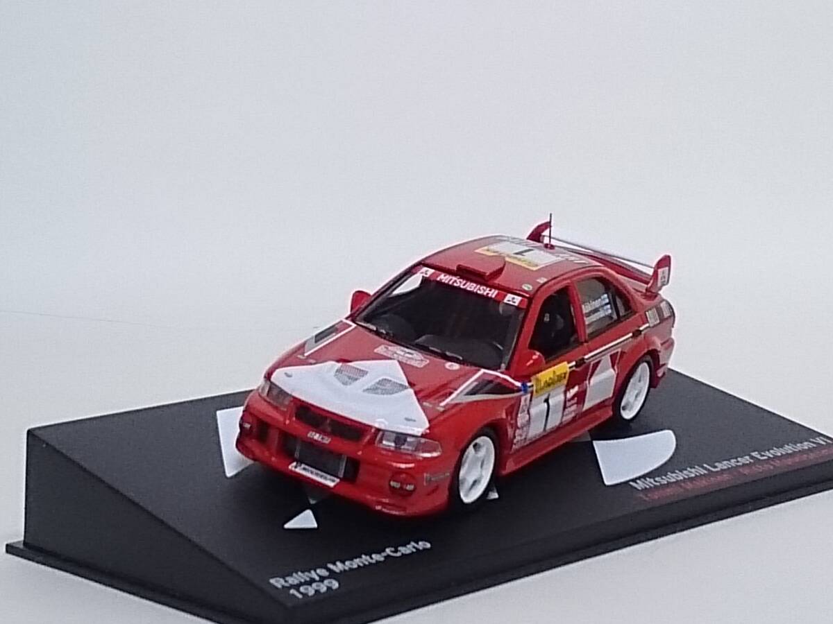 ○04 DeA デアゴ 書店販売 隔週刊ラリーカーコレクション No.4 三菱ランサーエボリューションⅥ Mitsubishi Lancer Evolution Ⅵ (1999) の画像9