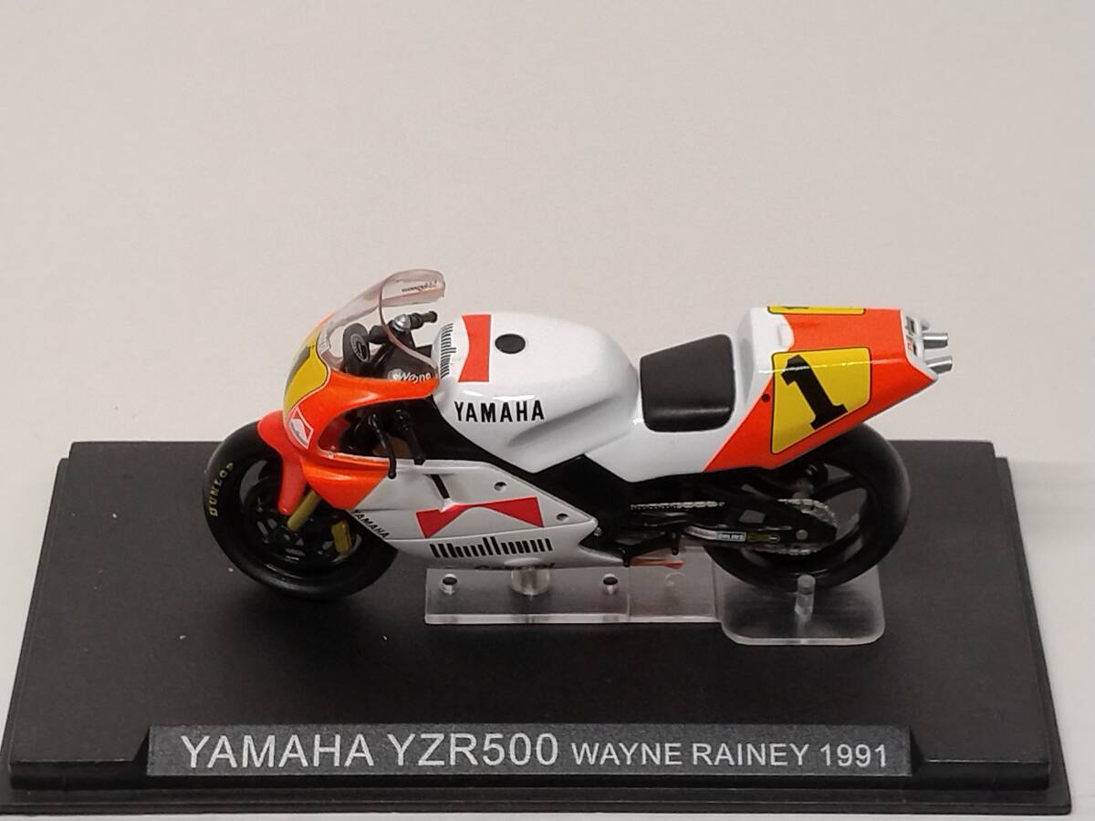 ◆08 DeA デアゴ 1/24 隔週刊チャンピオン・バイク・コレクション No.8 ヤマハYZR500 ウェイン レイニー YAMAHA YZR500 WAYNE RAINEY 1991の画像6