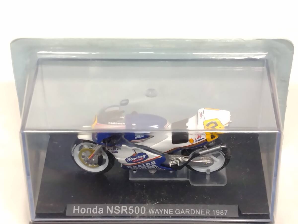 ◆04 デアゴ 1/24 隔週刊チャンピオン・バイク・コレクション No.4 ホンダ NSR500 ワイン・ガードナー Honda NSR500 WAYNE GARDNER 1987の画像2