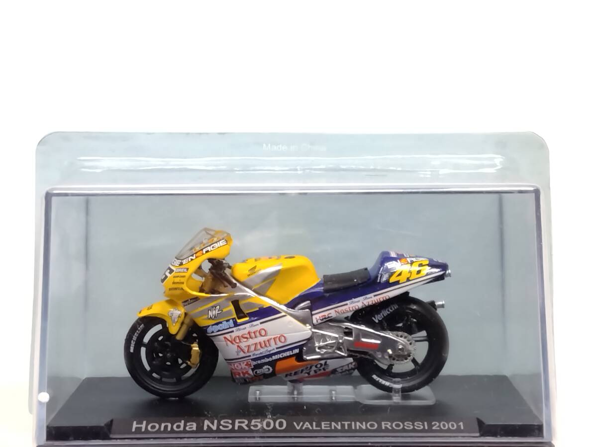 ◆15 1/24 隔週刊チャンピオン・バイク・コレクション No.15 ホンダ NSR500 バレンティーノ・ロッシ Honda NSR500 VALENTINO ROSSI 2001の画像1