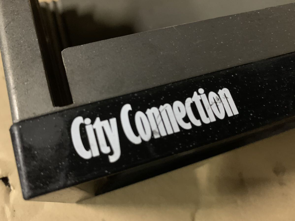City Connection シティコネクション　デッキ　カバー　オーディオ　1DIN ケース　クラリオン　旧車　レア