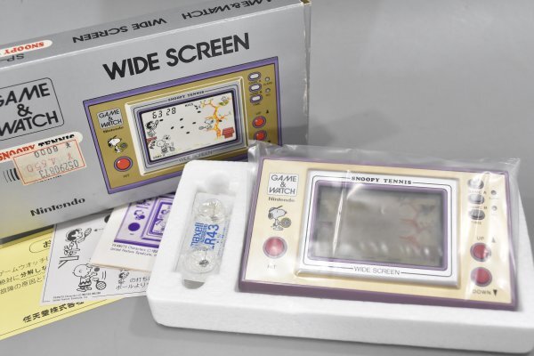 当時物 任天堂 Nintendo SP-30 スヌーピー テニス 動作品 GAME&WATCH ゲーム＆ウォッチ SNOOPY TENNIS ゲームウォッチ 昭和レトロ Hb-490G