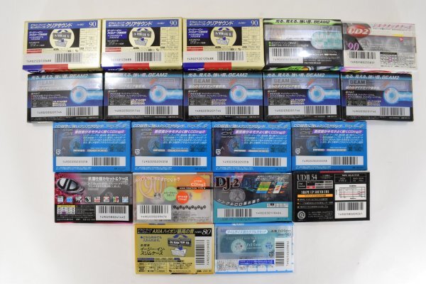  unopened large amount TDK maxellmak cell AXIA high position cassette tape 25 pcs set TYPE Ⅱ Z UD 2 M BEAM DJ-2 PS JZ2K 90 80 54 Hb-467MG