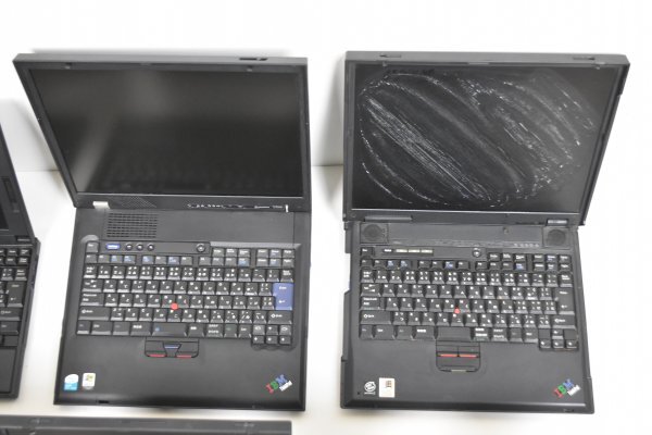 大量 IBM ノートパソコン 6台 まとめ セット ThinkPad 2640 560X ノート 旧型 PC レトロ Windows ウィンドウズ パーツ 部品 本体 Hb-422Sの画像3