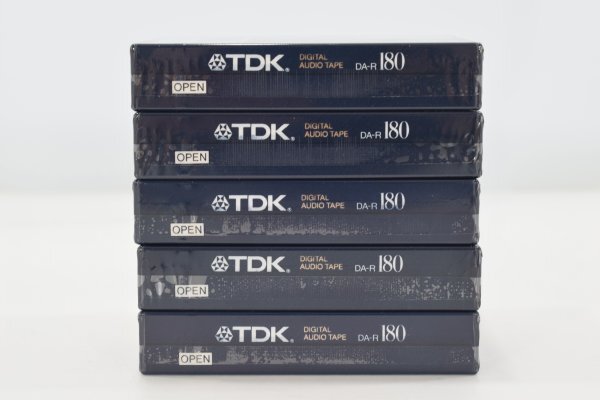 未開封 TDK DA-R180N 180分 DATテープ DIGITAL AUDIO TAPE デジタル オーディオ テープ 5本 セット 記録媒体 Hb-465Mの画像8