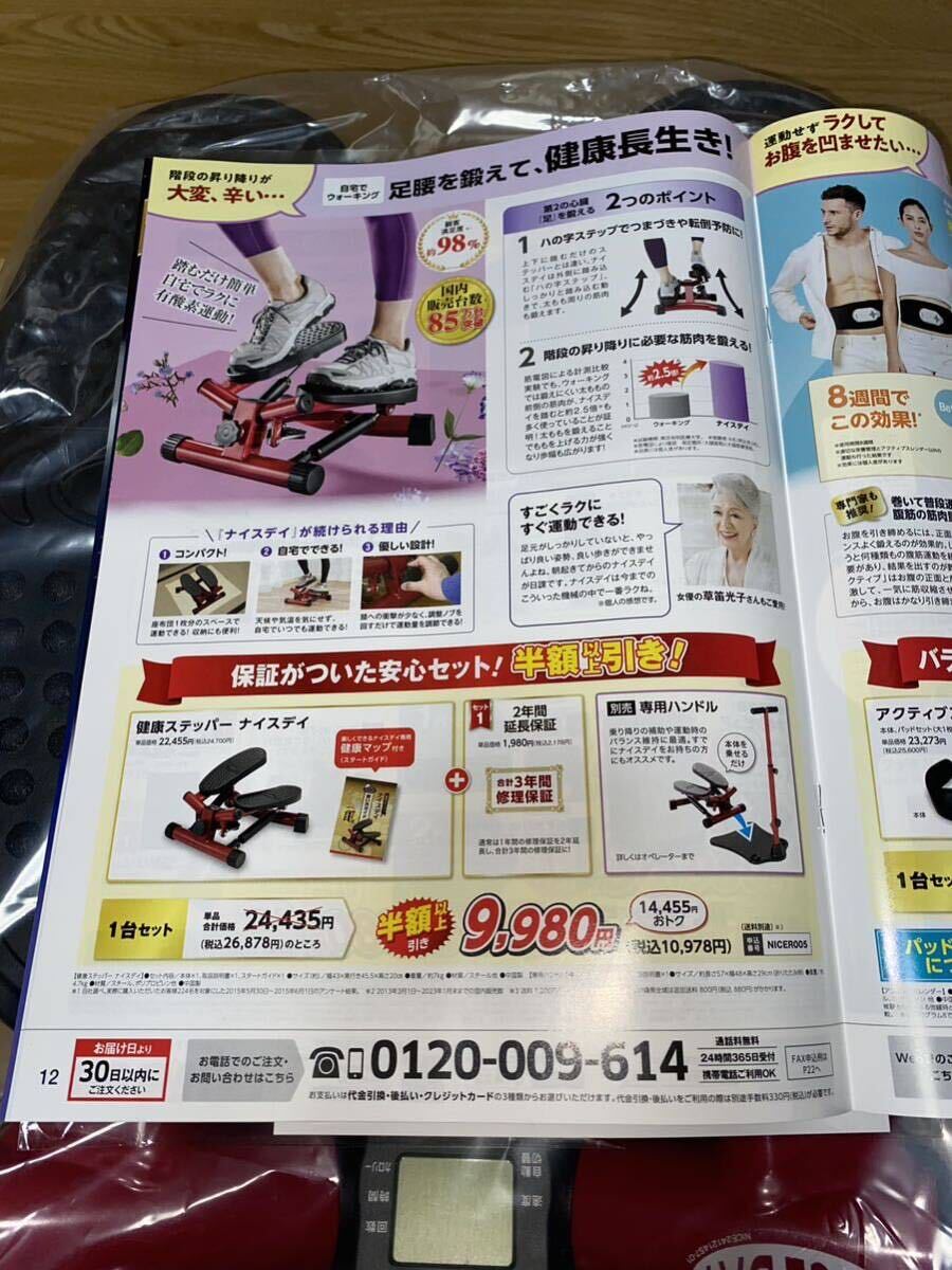 未使用Shop Japan 健康ステッパーNICE DAY ナイスデイ 専用ハンドルセット 説明書あり の画像8