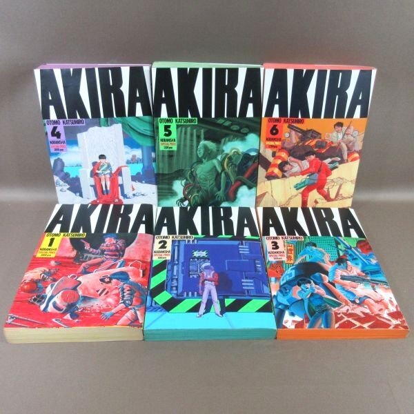 E255●大友克洋「AKIRA アキラ」KCデラックス版 コミック全6巻セット 初版の画像1