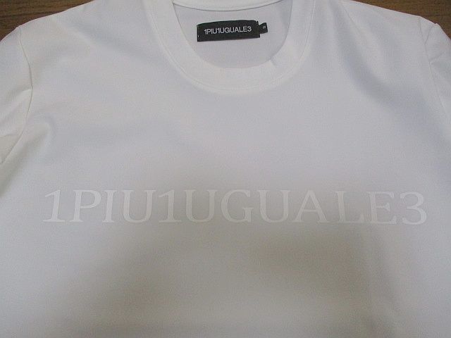 新品 1piu1uguale3 113 SPORT  PREMIUM SMOOTH CREW CREW LS 長袖Tシャツ カットソー 白 Ⅲ 3 S junhashimoto AKM wjkの画像4