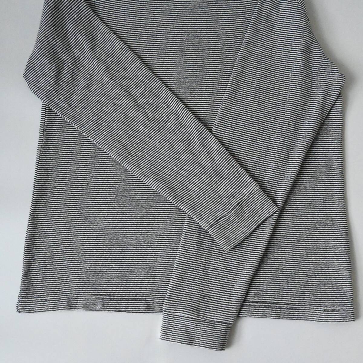 良品【オールドEngineered Garments × Columbia Knit タートルネックボーダーカットソー 表記M USA製】ビンテージコロンビアニット旧タグ_画像5