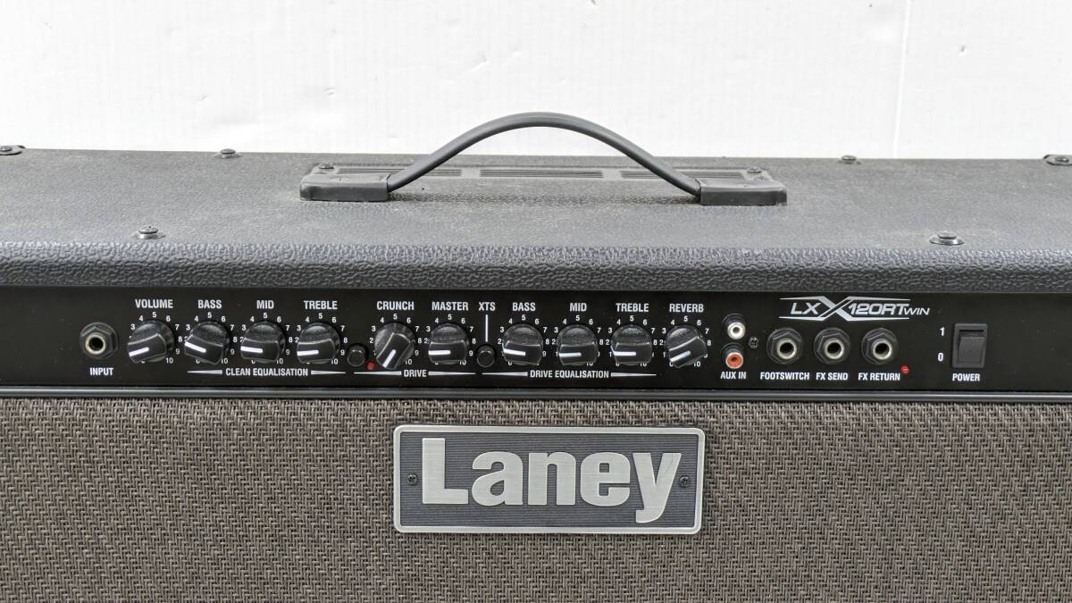 ◎D007/処分品!! ギターアンプ Laney LX 120RT WIN 使用感、キズ汚れあり/通電、簡易出音確認のみ、未掃除の画像2