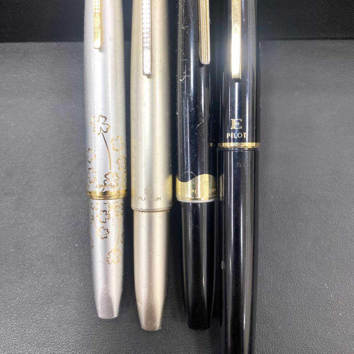 #1719 万年筆おまとめ4本 ジャンク品 14K 18K PILOT PLATINUMの画像2