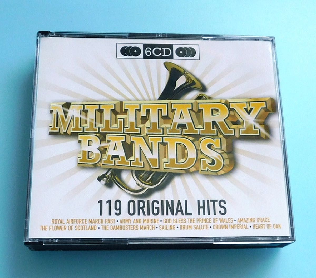 6枚組CD ミリタリーバンド Military Bands 119 Original Hits 吹奏楽 ブラス