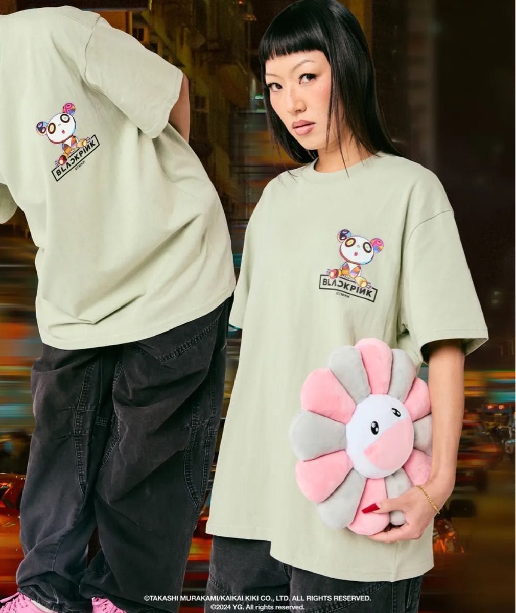 BLACKPINK MURAKAMI 村上隆 カイカイキキ お花 クッション BLACKPINK MURAKAMI 村上隆 カイカイキキ お花 クッション