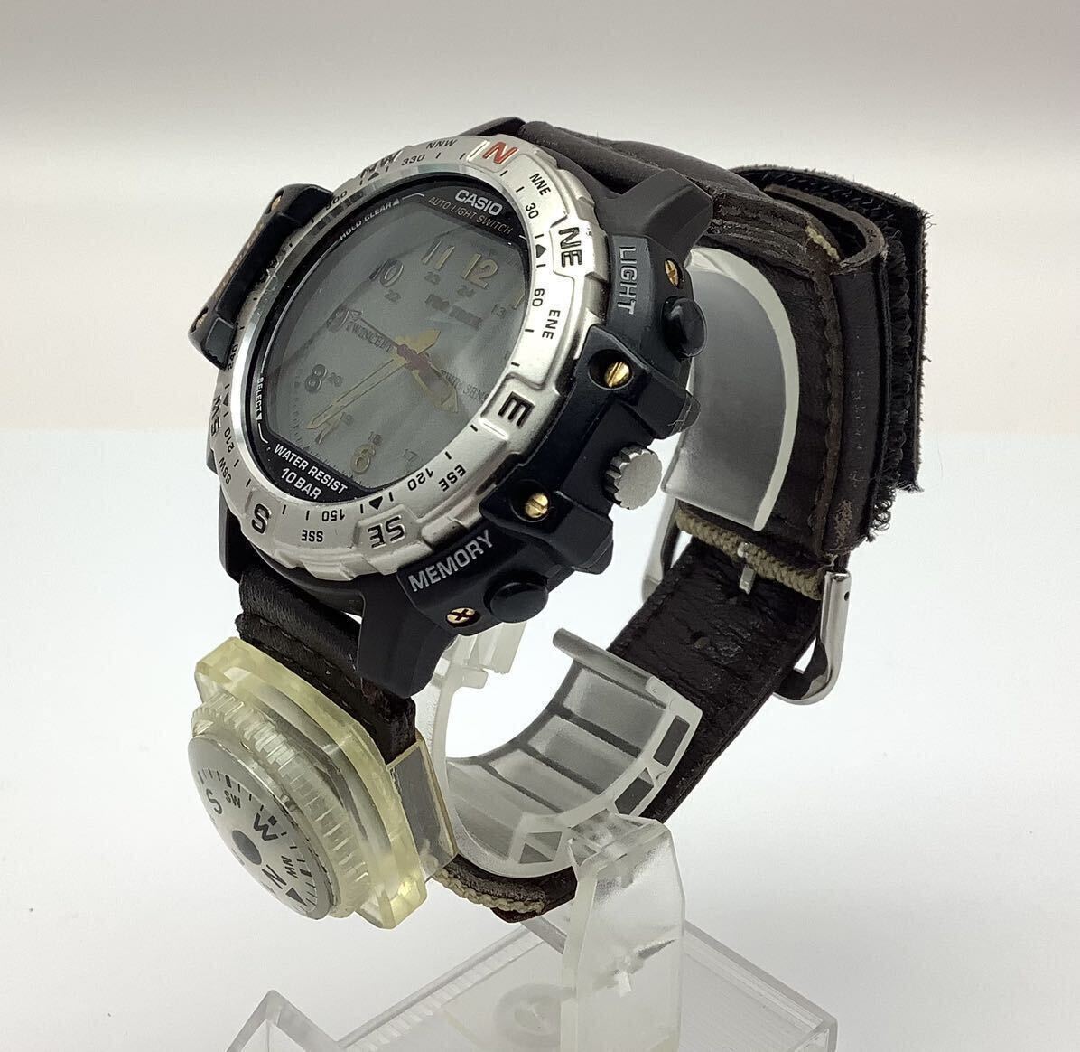 52 稼働品 CASIO カシオ PRO TREK プロトレック PRT-50 クォーツ メンズ腕時計 の画像2