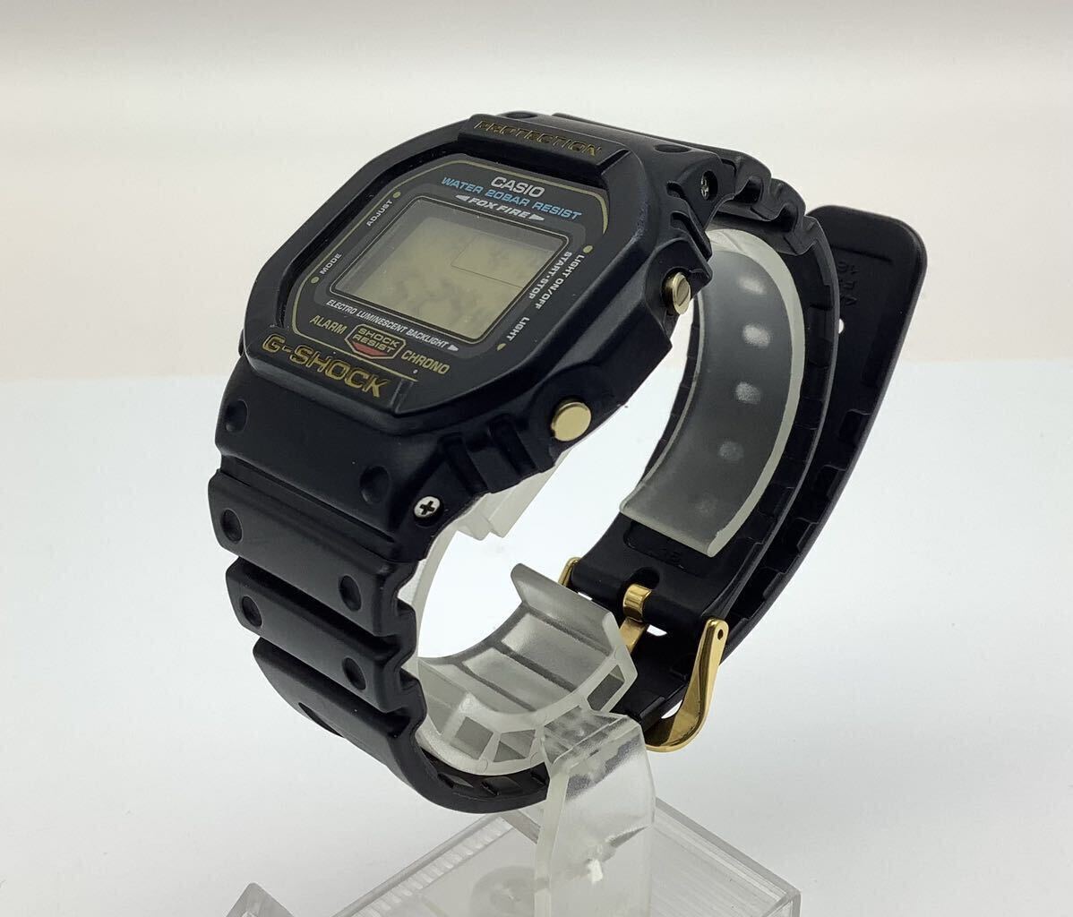 74 稼働品 CASIO カシオ G-SHOCK Gショック DW-5600E ブラック 黒 メンズ腕時計 ケース付の画像3
