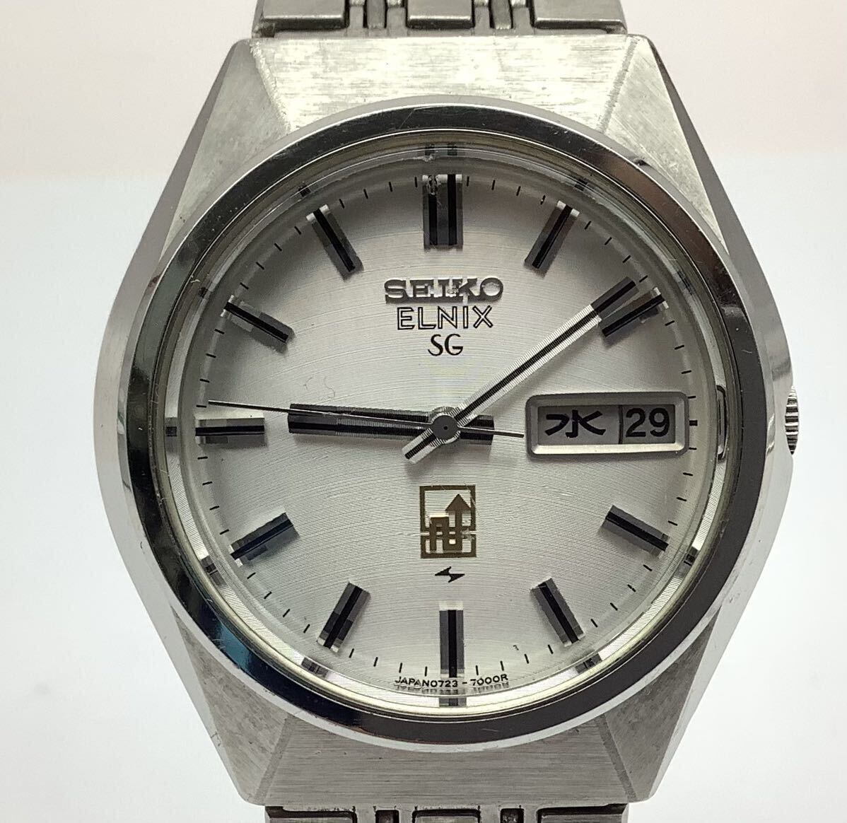 25 稼働品 SEIKO セイコー まとめ4点 6306-8040 アクタス 0723-7000 エルニクス 7619-9040 8346-7000 ビジネスA 自動巻 メンズ腕時計 の画像4