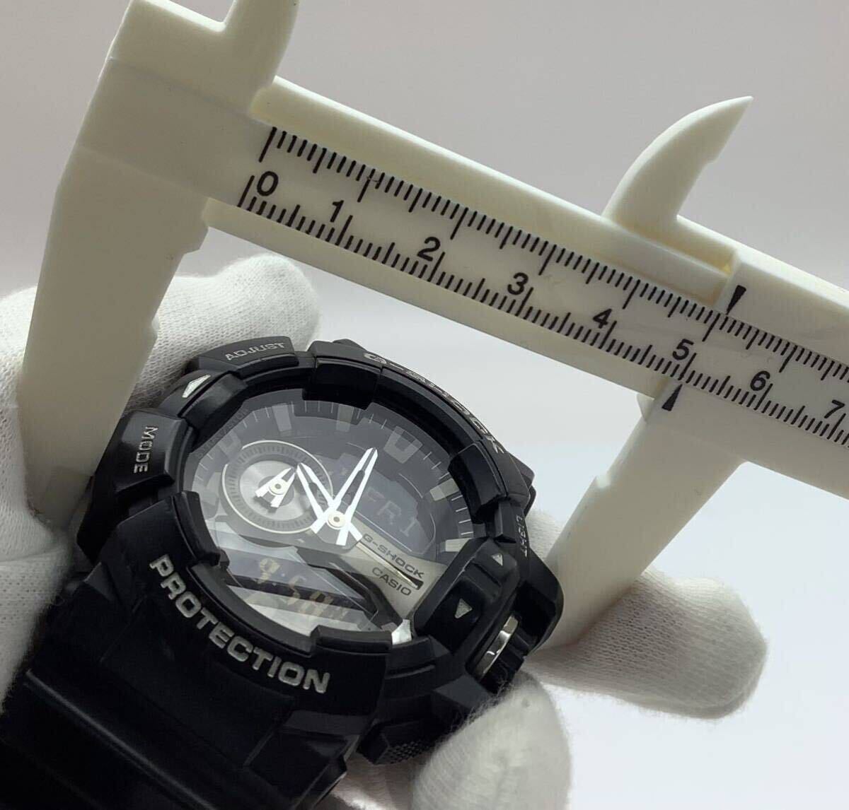 75 稼働品 CASIO カシオ G-SHOCK Gショック GA-400GB ブラック 黒 メンズ腕時計 の画像5