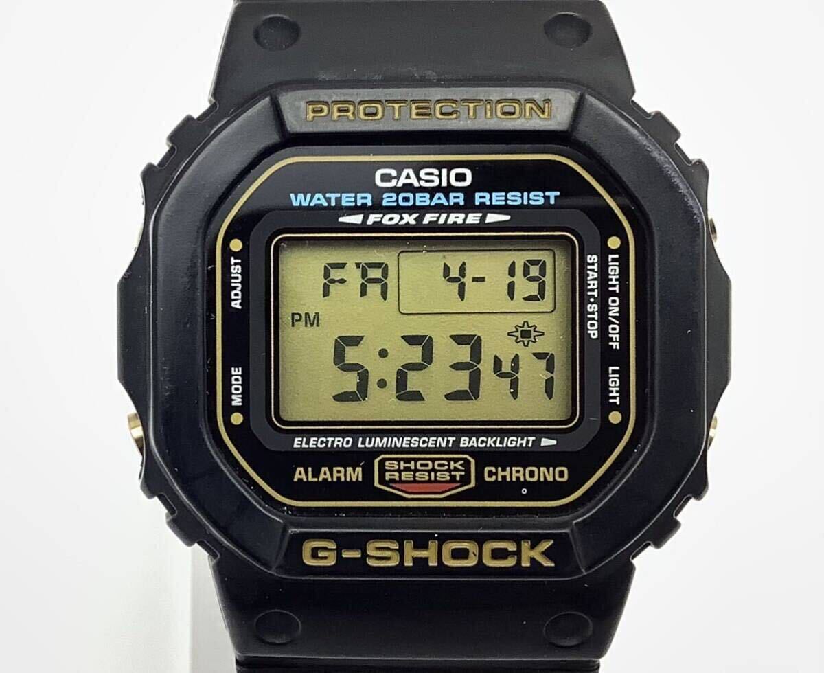 74 稼働品 CASIO カシオ G-SHOCK Gショック DW-5600E ブラック 黒 メンズ腕時計 ケース付の画像2