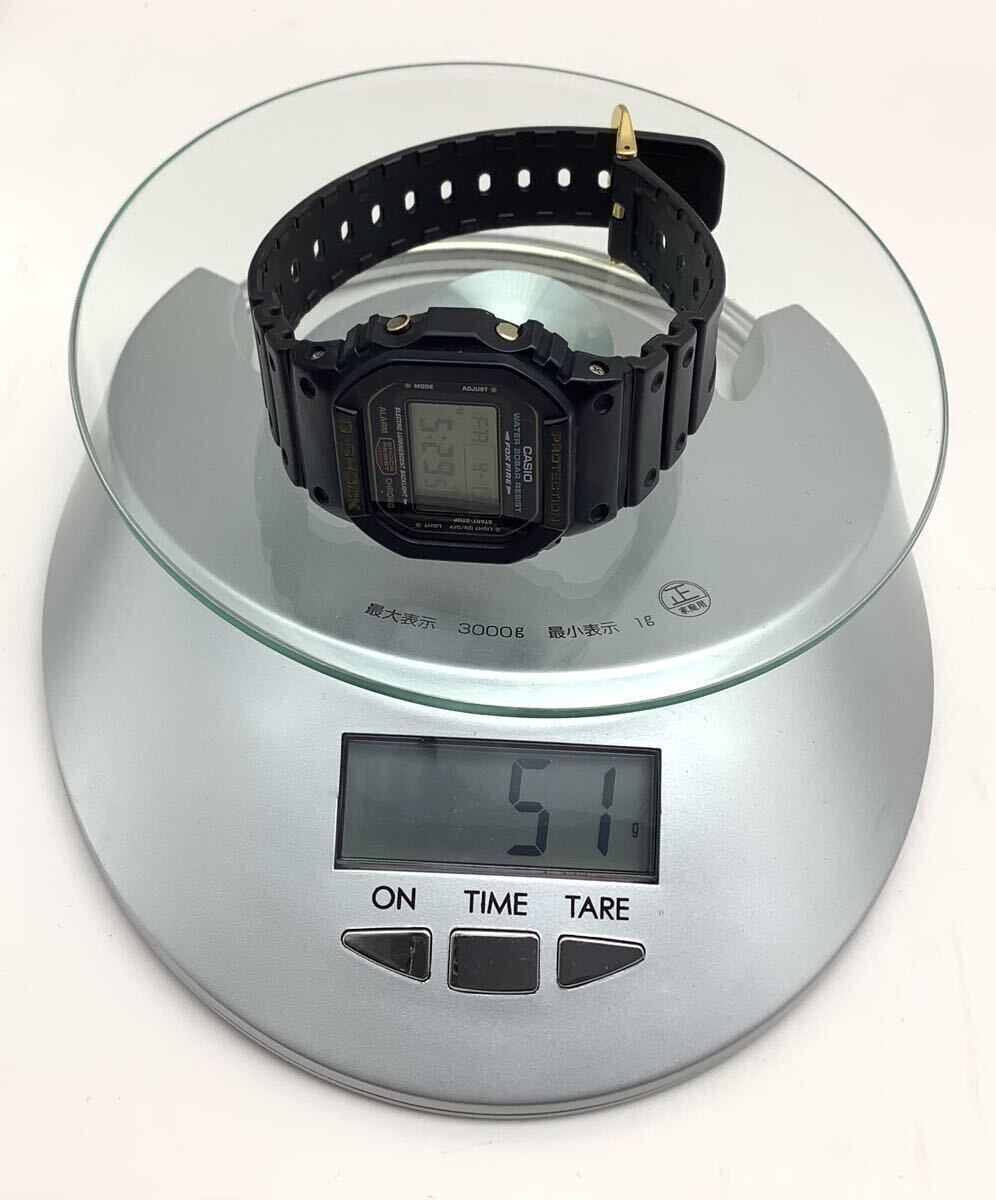 74 稼働品 CASIO カシオ G-SHOCK Gショック DW-5600E ブラック 黒 メンズ腕時計 ケース付の画像8