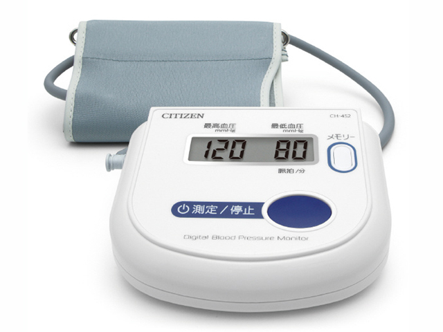 新品■CITIZEN 電子血圧計 上腕式 CH-452-WH_画像1
