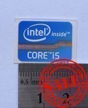 ■新品　即決　インテルCore i5 第2，3世帯用エンブレム　10枚セット　39_画像1