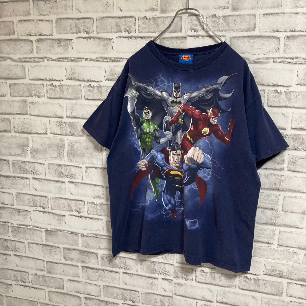 レアキャラTee★アメコミ キャラクター Tシャツ DCコミック バットマン スーパーマン USA アメリカ 古着