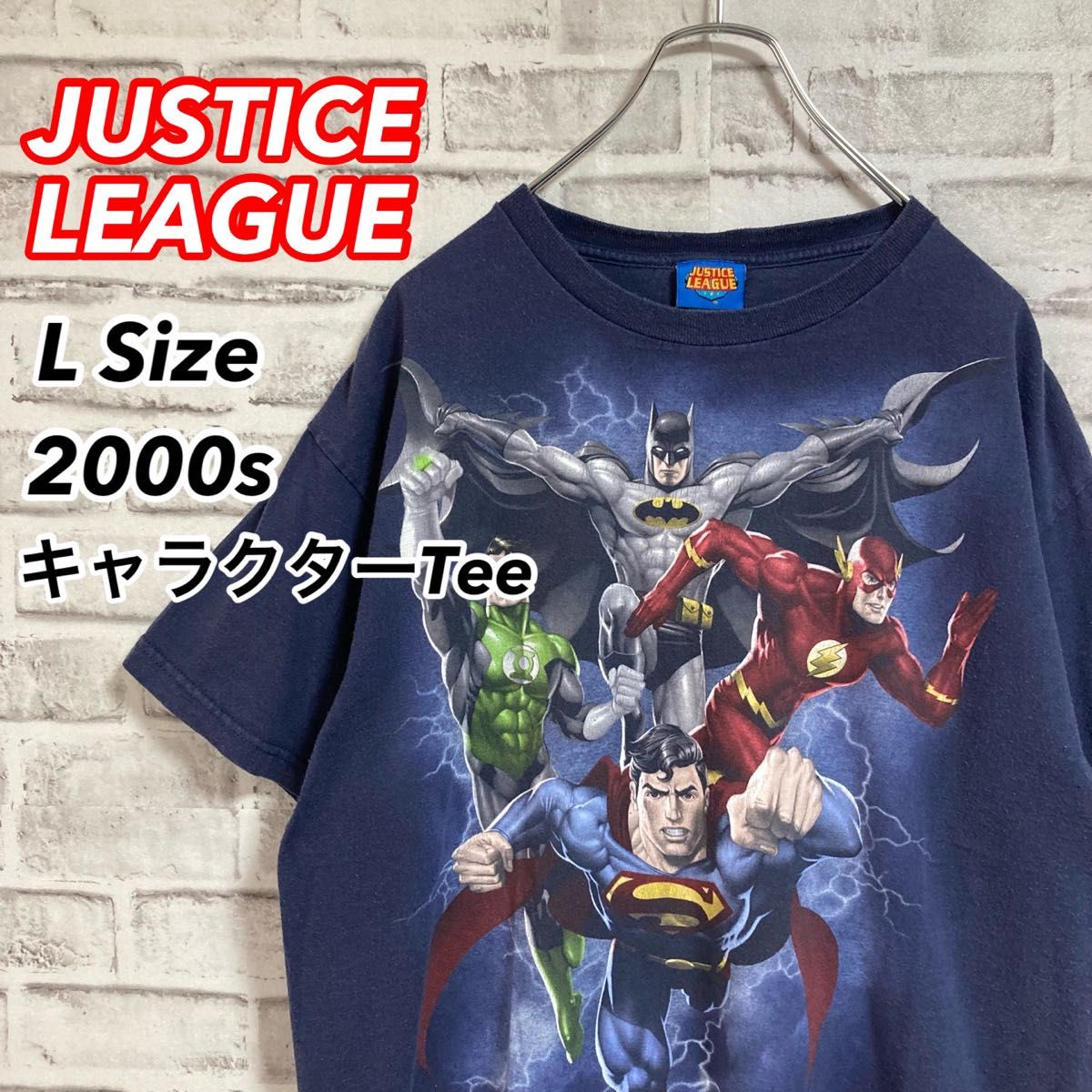 レアキャラTee★アメコミ キャラクター Tシャツ DCコミック バットマン スーパーマン USA アメリカ 古着