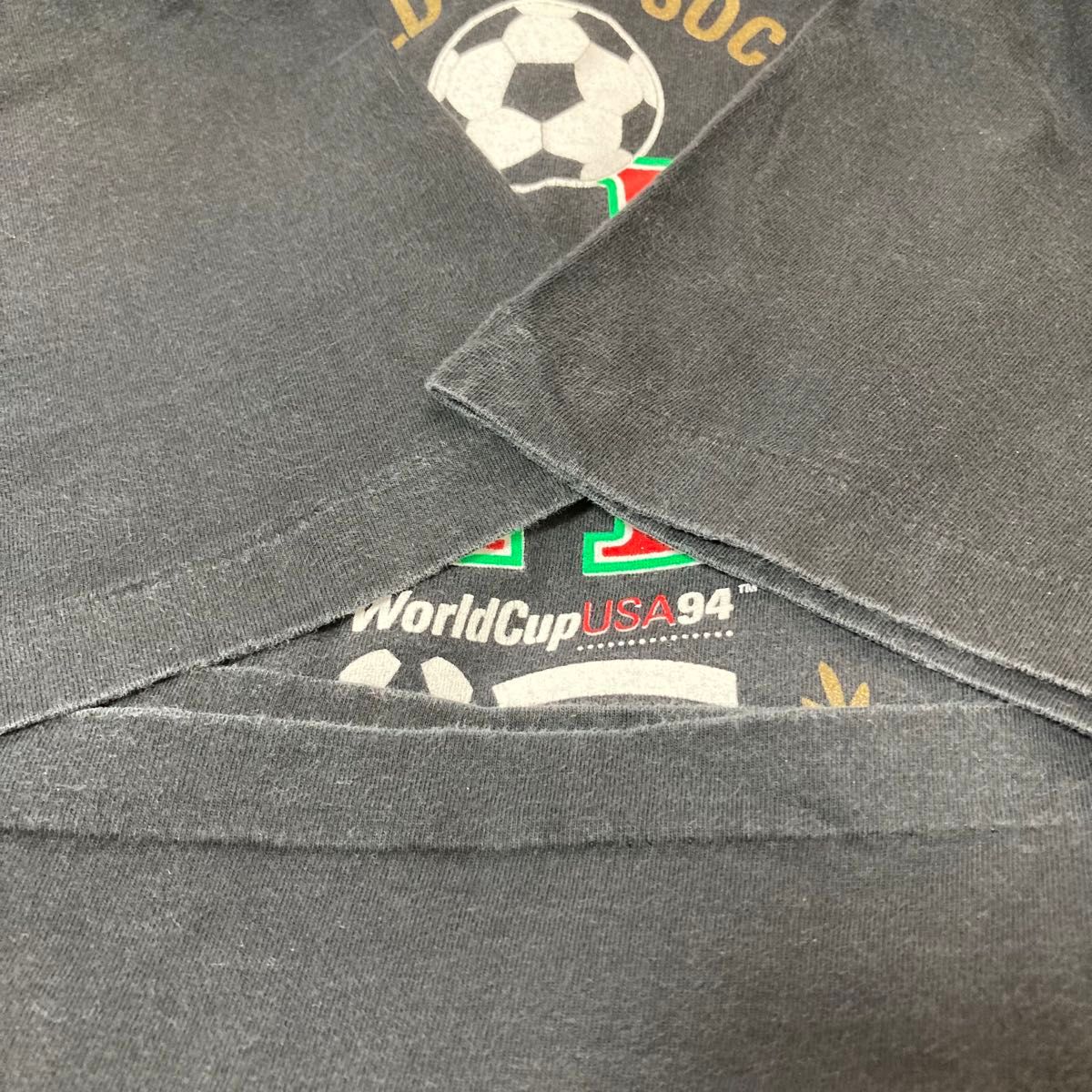 激レア90s★サッカー ワールドカップ Tシャツ 1994年 シングルステッチ 国旗 万国旗 vintage ヴィンテージ 古着