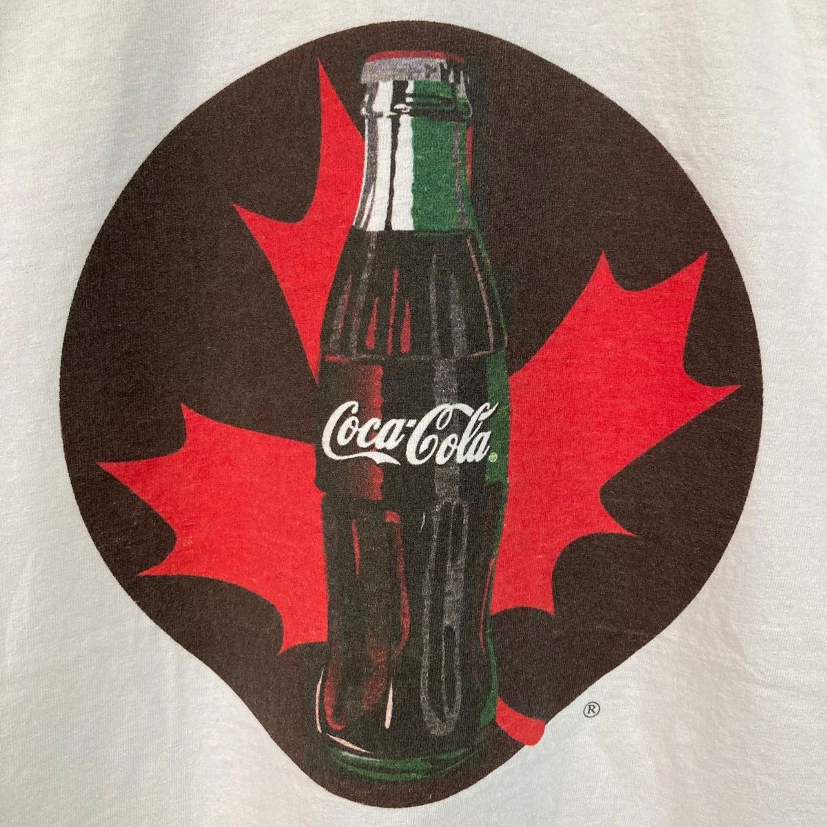 激レアTee コカコーラ★Coca-Cola 両面プリント バックプリント Tシャツ カナダ ボトル アメリカ USA 古着