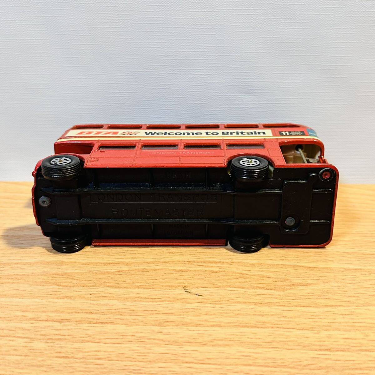 CORGI コーギー ロンドンバス LONDON TRANSPORT ROUTEMASTER ルートマスター BTA Welcome to Britain 全長約12cm_画像6