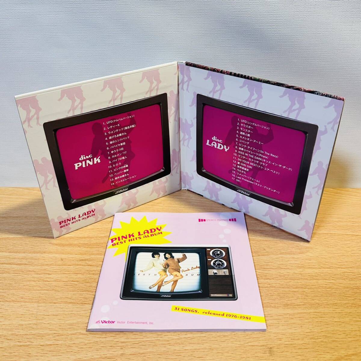CD セル版 2枚組 紙ジャケ ピンクレディー ベストヒット アルバム _画像3