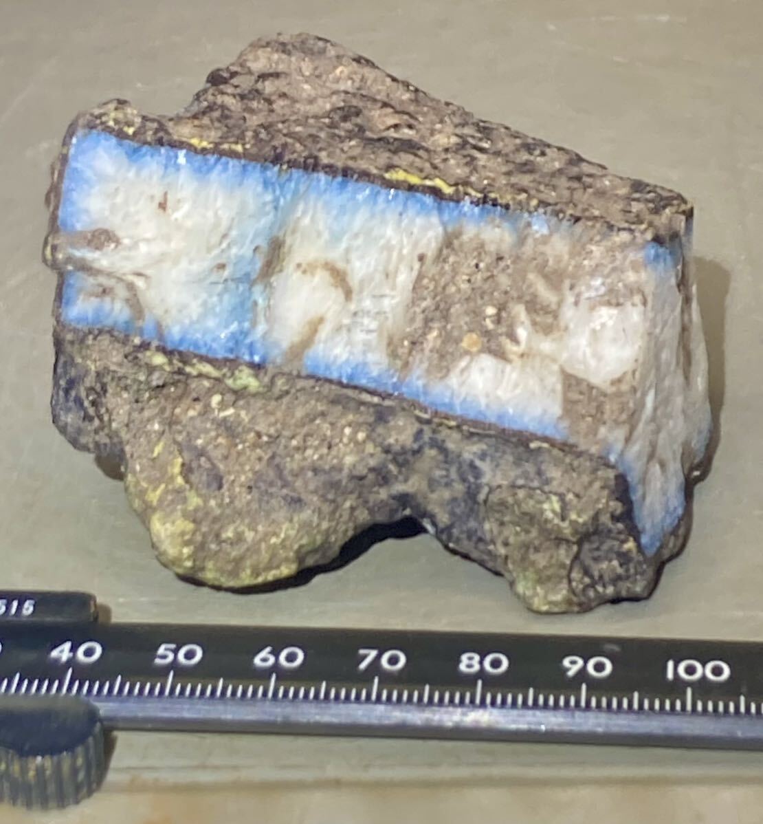 インドネシア産天然ブルーアイス原石291g激レア石の画像7