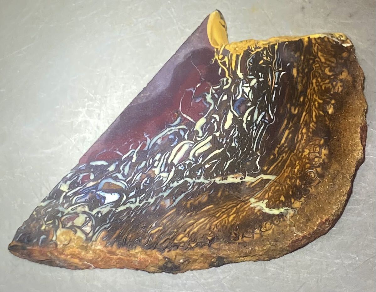  Australia production large natural boruda- opal raw ore 63g slice do not yet grinding 