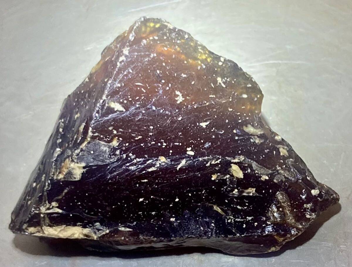 インドネシア スマトラ島産天然ブルーアンバー原石41.48g綺麗^ ^の画像2