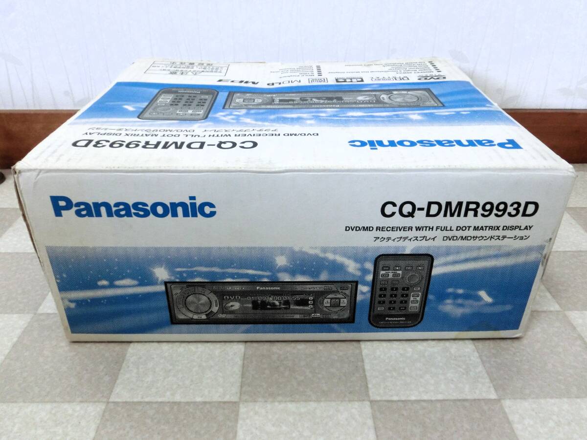 Panasonic CQ-DMR993D 1DIN type DVD/CD/MP3/MDLP YEFX9993137 operation goods 