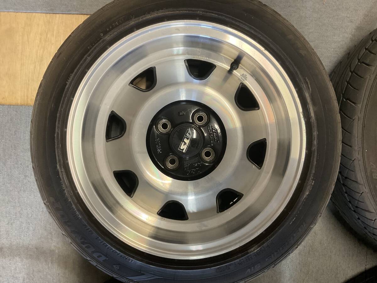 当時物 ATS 15×7J OFF25(手測り) 4H PCD100 ケルシャーカップ タイプE 4本セット ゴルフ シビックの画像4