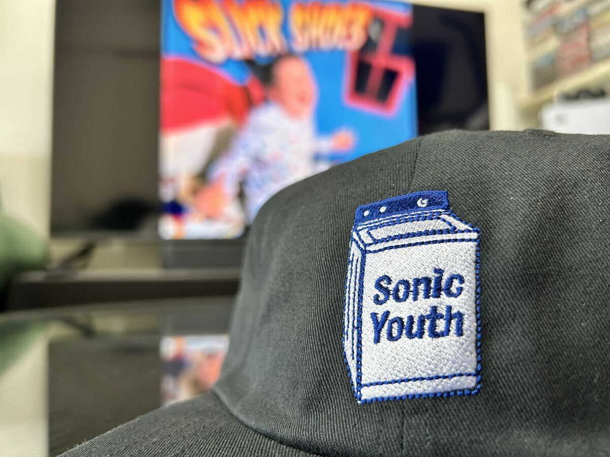 Sonic Youth ソニックユース バンド　キャップ　ブラック_画像2