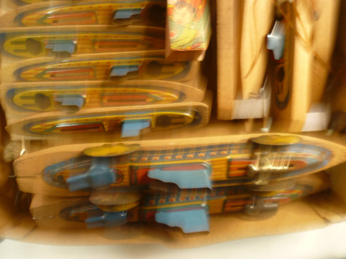 ミッキー印 潜水艦当て ブリキ玩具 ブリキ船 ／ ヨット 昭和２０年代 夜店 駄菓子屋 昭和レトロ 貴重の画像4