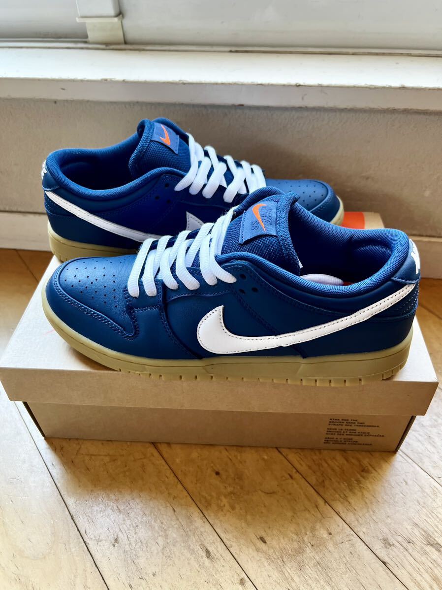 Nike SB Dunk Low Pro ISO Orange Label Navy Gum 27.5cm us9.5 美中古 ダンクsb オレンジレーベル ネイビーガム_画像1